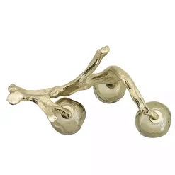 Gold Metal Driftwood Votive Candle Holder