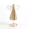Gold Metal Tabletop Angel, 9 in.