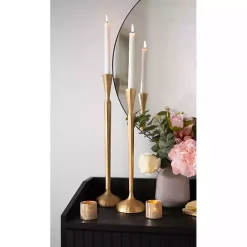 Gold Metal Taper Candle Holder, 18 in.