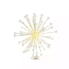Gold Starburst Snowflake LED Tree Topper