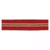 Gold Zig Zag 5 yard Christmas Ribbons, Set of 2