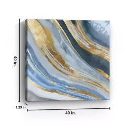 Golden Agate II Giclee Canvas Art Print, 40x40 in.