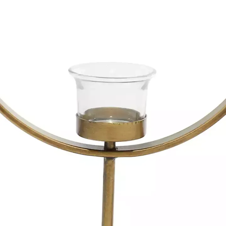 Golden Halo 2-pc. Candle Holder Set