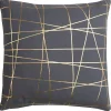 Gray Abstract Lines Pillow