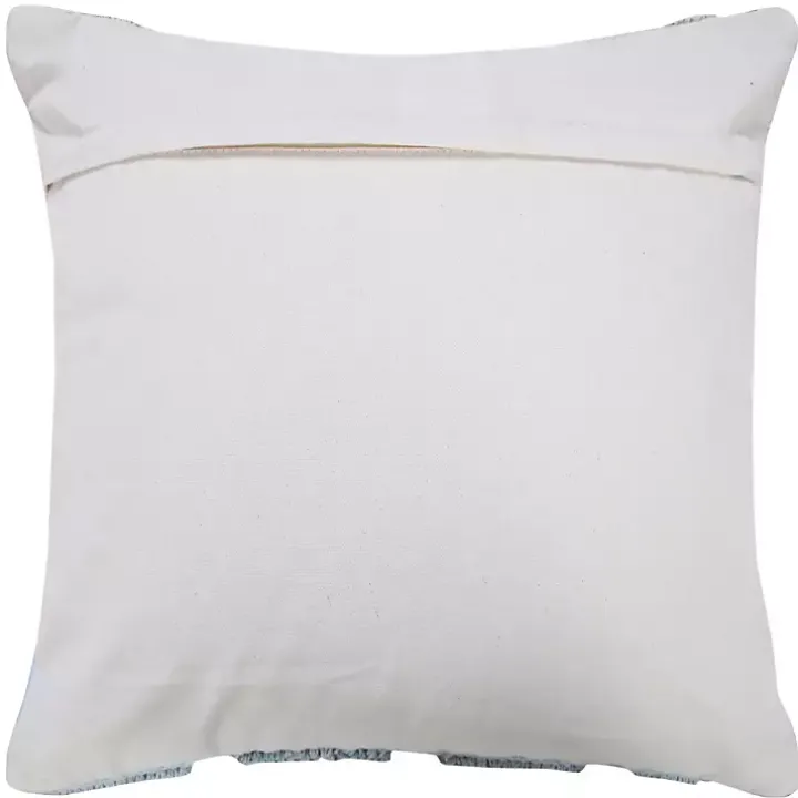 Gray and White Gradient Diamonds Throw Pillow