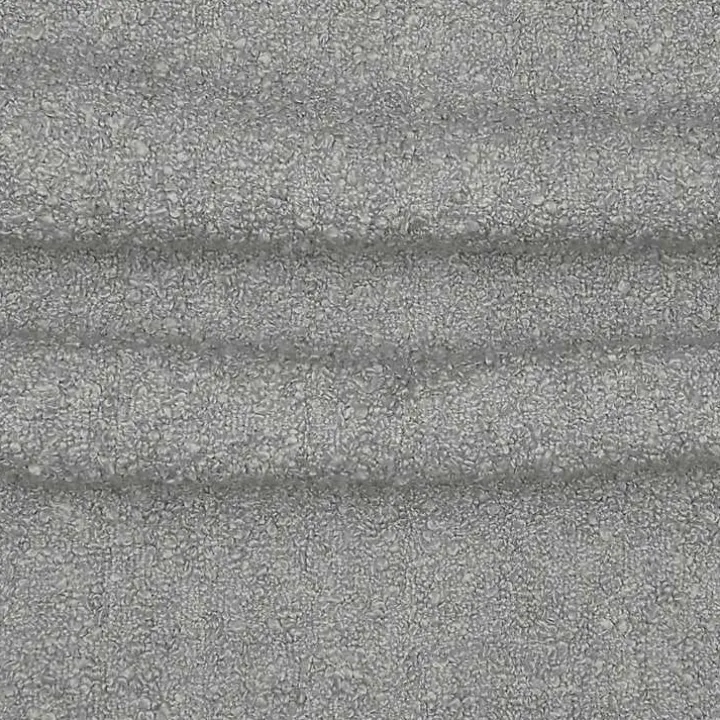 Gray Boucle Handwoven Pillow