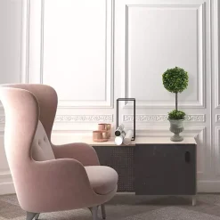 Gray Boxwood Pedestal Urn Topiary, 2 ft.