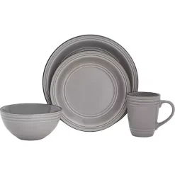 Gray Charisma 16-pc. Dinnerware Set