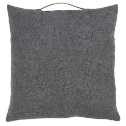 Gray Chenille Handle Pillow