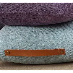 Gray Chenille Handle Pillow