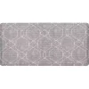 Gray Diamond Cushioned Kitchen Mat