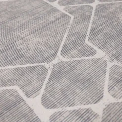 Gray Diamond Cushioned Kitchen Mat