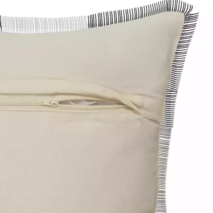 Gray Monochrome Accent Pillow