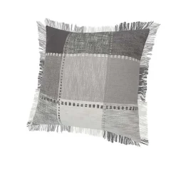Gray Monochrome Accent Pillow