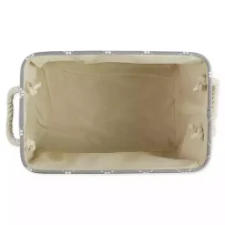 Gray Paw Trellis Rectangle Basket, 16 in.