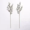 Gray Shell Leaf Stems, Set of 2
