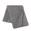 Gray Soft Knitted Throw