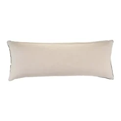 Gray Southwestern Geo Lumbar Pillow
