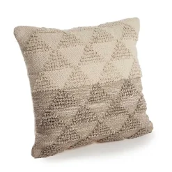 Gray Textured Gradient Pillow