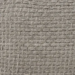 Gray Waffle Knit Chenille Throw Pillows, Set of 2