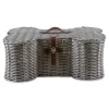 Gray Woven Bone Shaped Basket, 24 in.
