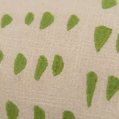 Green and Natural Animal Patterned Lumbar Pillow