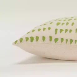 Green and Natural Animal Patterned Lumbar Pillow