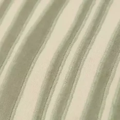 Green and Natural Wave Lumbar Pillow