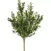 Green Boxwood Bush Stems, Set of 3