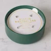 Green Ceramic Winter Wonderland 4-Wick Jar Candle