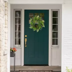 Green Foliage Bird Nest Wreath