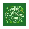 Green Happy St. Patrick's Day Canvas Art Print
