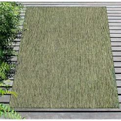 Green Intertwine Indoor/Outdoor Area Rug, 7x9