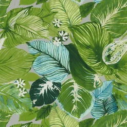 Green Jungle Outdoor Seat Cushions, Set of 2