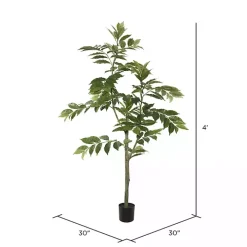 Green Nandina Potted Tree, 4 ft.