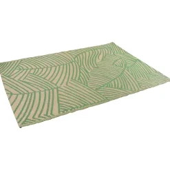 Green Palm Leaf Outdoor Area Rug, 4x6