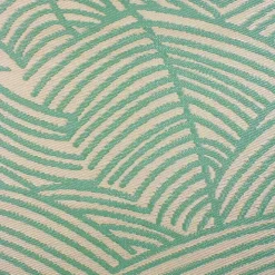 Green Palm Leaf Outdoor Area Rug, 4x6
