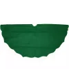 Green Scalloped Christmas Tree Skirt, 38 in.