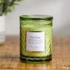 Green Sea Grass Glass Jar Candle