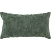 Green Stonewash Botanical Pillow