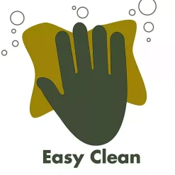 Green Striped Outdoor Settee Cushion