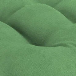 Green Tufted Outdoor Chair Cushions, Set of 2