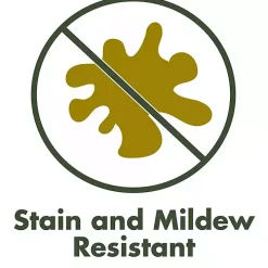 Green Tufted Outdoor Chair Cushions, Set of 2