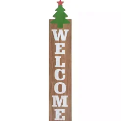 Green Welcome Christmas Tree Wall Decoration