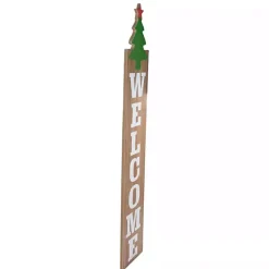 Green Welcome Christmas Tree Wall Decoration