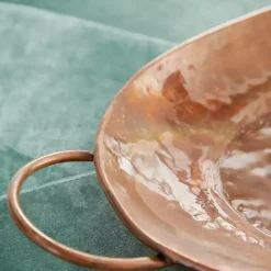 Hammered Copper 3-pc. Iridescent Tray Set