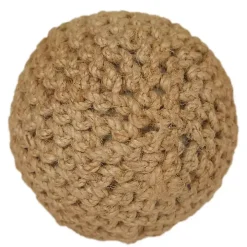 Handmade Jute Rope Orbs, Set of 4