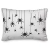 Hanging Spiders Halloween Pillow