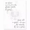 Hanukkah Menorah Easel Back Canvas Art Print