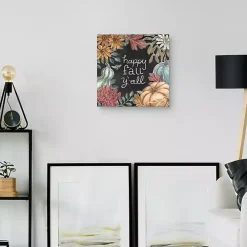 Happy Fall, Y'all Chalkboard Canvas Wall Art